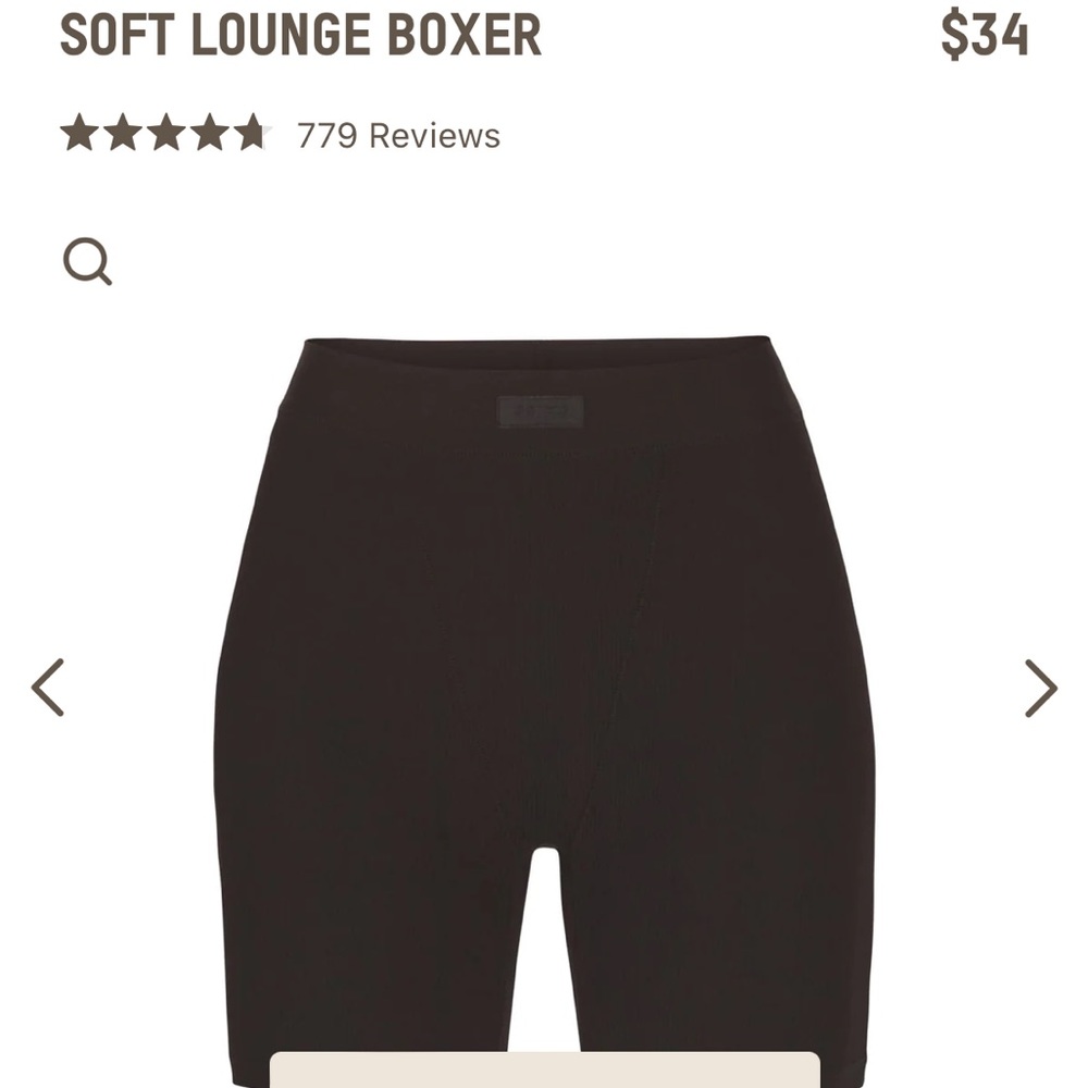 SKIMS Never Been Worn Soft Lounge Boxer